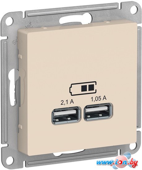 Розетка USB Schneider Electric Atlas Design ATN000233 в Могилёве