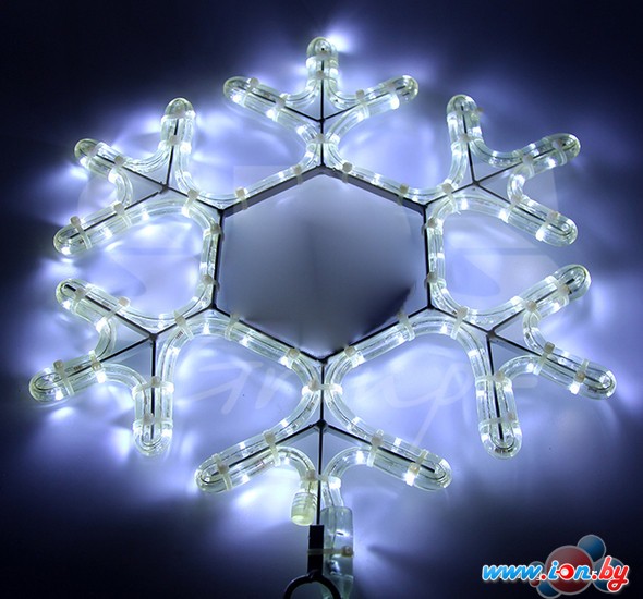 3D-фигура Neon-night Снежинка LED (45x38 см, белый) [501-212-1] в Могилёве