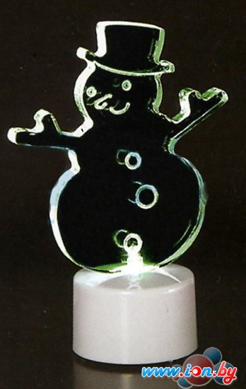 2D-фигура Neon-night Снеговик в шляпе 2D, на подставке [501-043] в Минске