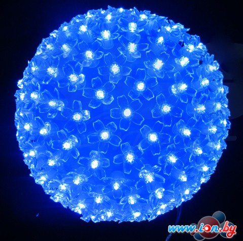 3D-фигура Neon-night Шар светодиодный 220V (20x20 см, синий) [501-607] в Гомеле