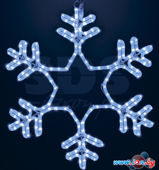 3D-фигура Neon-night Снежинка LED (55x55 см, синий) [501-335] в Гомеле