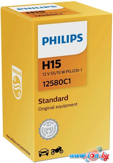 Галогенная лампа Philips H15 Standard 1шт в Гродно