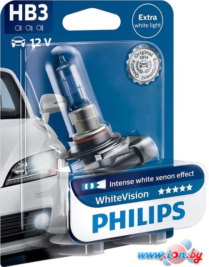 Галогенная лампа Philips HB3 WhiteVision 1шт в Витебске