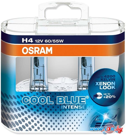 Галогенная лампа Osram H4 Cool Blue Intense 2шт [64193CBI-HCB] в Гомеле