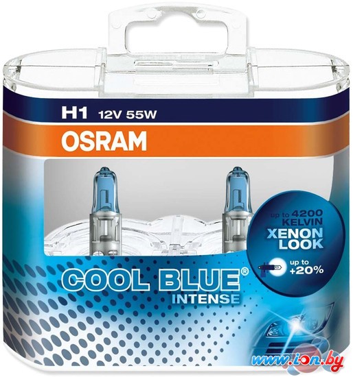 Галогенная лампа Osram H1 Cool Blue Intense 2шт [64150CBI-HCB] в Гомеле
