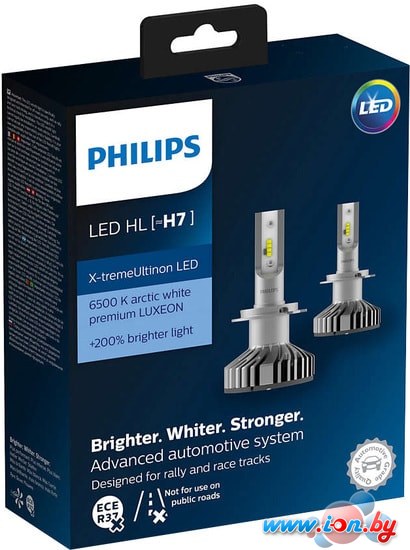 Светодиодная лампа Philips H7 X-tremeUltinon LED 2шт в Бресте