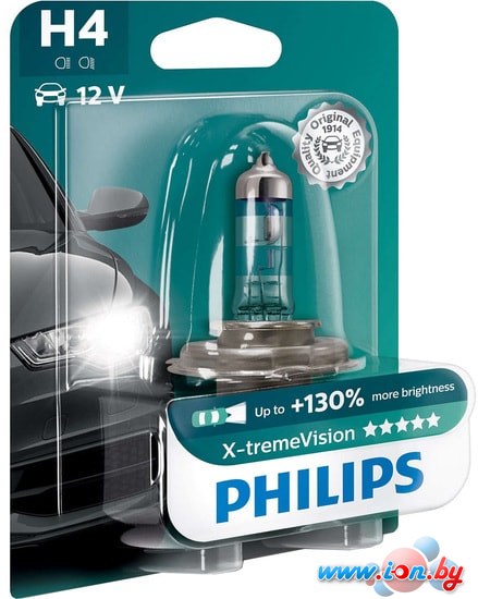 Галогенная лампа Philips H4 X-tremeVision 1шт в Гомеле
