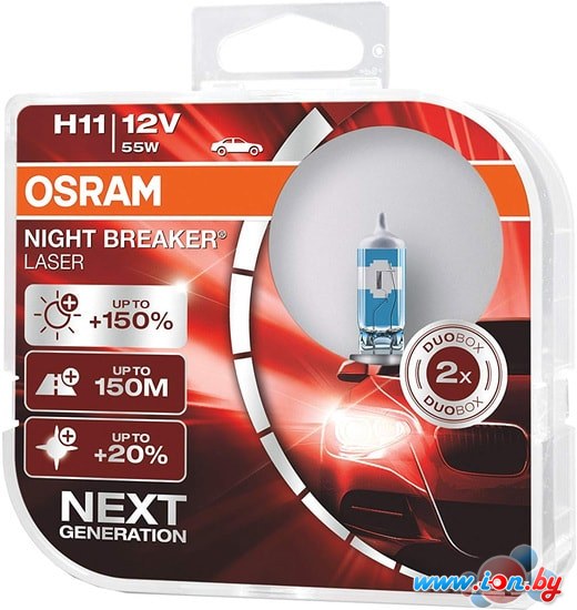 Галогенная лампа Osram H11 64211NL-HCB 2шт в Витебске