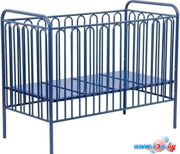 Классическая детская кроватка Polini Kids Vintage 110 (синий) в Бресте