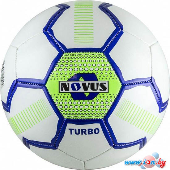 Мяч Novus Turbo (белый/синий/зеленый, 5 размер) в Гомеле
