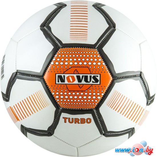 Мяч Novus Turbo (белый/черный/оранжевый, 5 размер) в Гомеле
