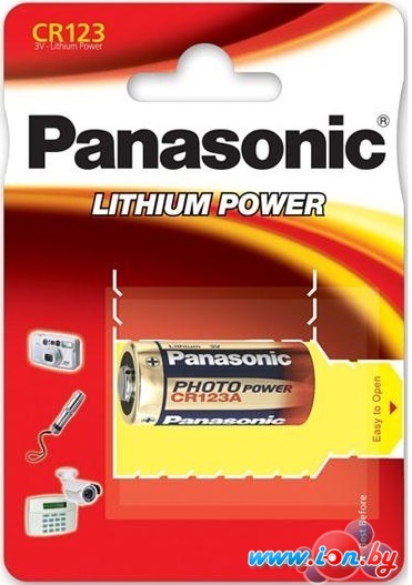 Батарейки Panasonic CR123 [CR-123AL/1BP] в Гомеле