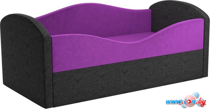 Кровать Mebelico Сказка 75x160 (фиолетовый/черный) в Бресте
