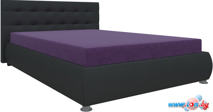 Кровать Mebelico Рио 126x190 (черный/фиолетовый) в Бресте