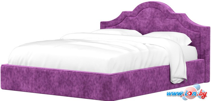 Кровать Mebelico Афина 160x200 (вельвет фиолетовый) в Бресте