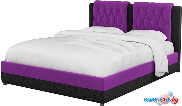 Кровать Mebelico Камилла 160x200 (фиолетовый/черный) в Бресте