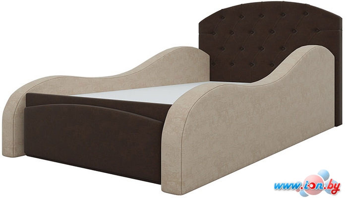 Кровать Mebelico Майя 140x70 (коричневый/бежевый) в Гомеле