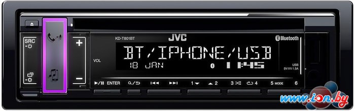 CD/MP3-магнитола JVC KD-T801BT в Гомеле