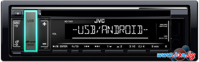 CD/MP3-магнитола JVC KD-T401 в Витебске