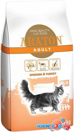 Корм для кошек Araton cat Adult Chicken & Turkey 15 кг в Бресте