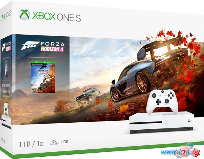 Игровая приставка Microsoft Xbox One S 1TB + Forza Horizon 4 в Могилёве