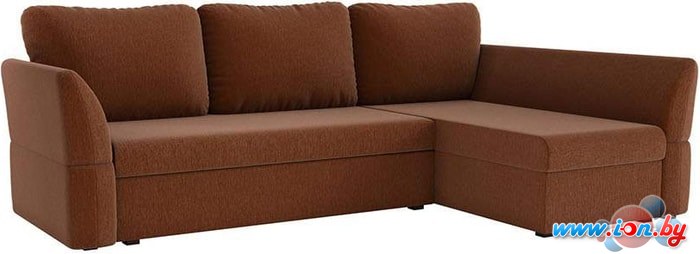 Угловой диван Mebelico Гесен 60063 (коричневый) в Бресте