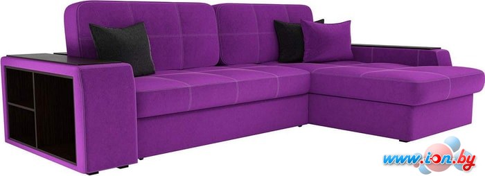 Угловой диван Mebelico Брюссель 60213 (фиолетовый) в Гомеле