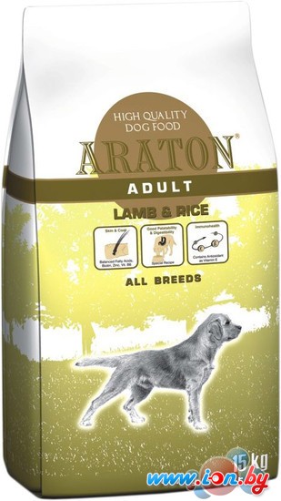 Корм для собак Araton dog Adult Lamb & Rice 15 кг в Бресте