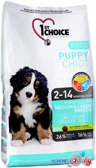 Корм для собак 1st Choice Puppy Medium & Large Breeds 15 кг в Бресте