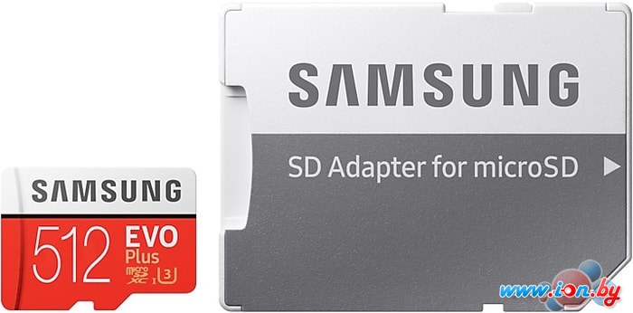 Карта памяти Samsung EVO Plus microSDXC 512GB + адаптер в Гомеле