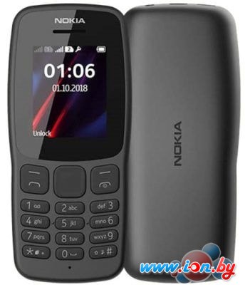 Мобильный телефон Nokia 106 (2018) (темно-серый) в Могилёве