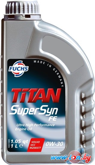 Моторное масло Fuchs Titan Supersyn FE 0W-30 1л в Могилёве