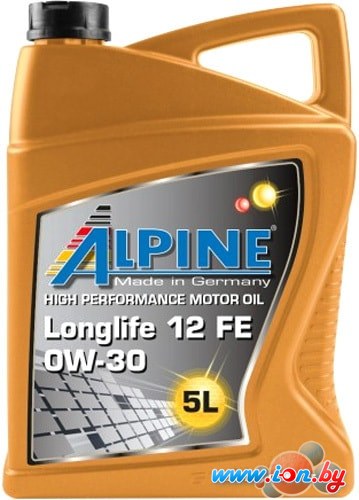 Моторное масло Alpine Longlife 12 FE 0W-30 5л в Могилёве