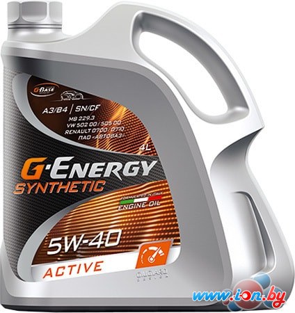 Моторное масло G-Energy Synthetic Active 5W-40 5л в Гродно