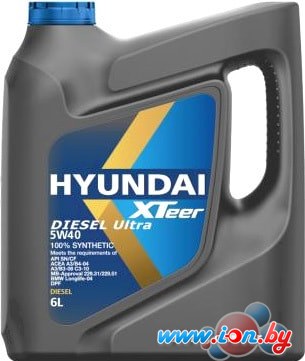 Моторное масло Hyundai Xteer Diesel Ultra 5W-40 6л в Гомеле