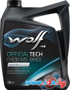 Моторное масло Wolf OfficialTech 0W-30 MS-BHDI 5л в Могилёве