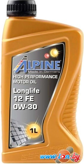 Моторное масло Alpine Longlife 12 FE 0W-30 1л в Гродно