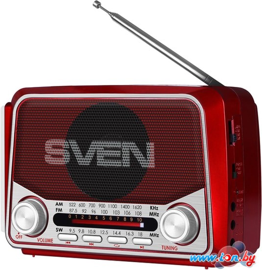 Радиоприемник SVEN SRP-525 (красный) в Бресте