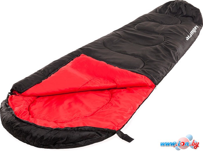 Спальный мешок Acamper Кокон 150г/м2 (черный/красный) в Бресте