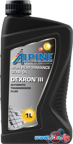 Трансмиссионное масло Alpine ATF DEXRON III (gelb) 1л в Гомеле