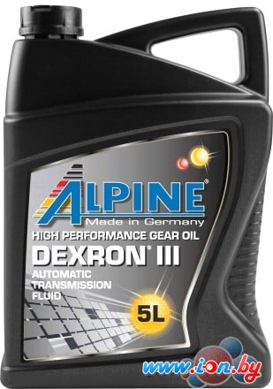 Трансмиссионное масло Alpine ATF DEXRON III (gelb) 5л в Гомеле