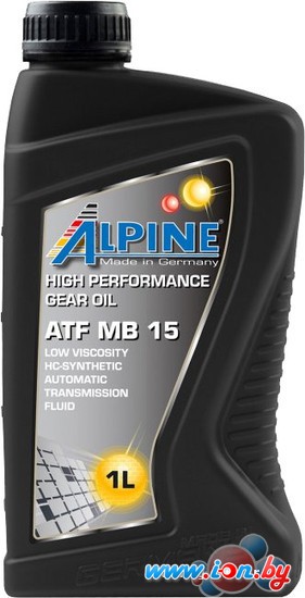 Трансмиссионное масло Alpine ATF MB 15 1л в Бресте