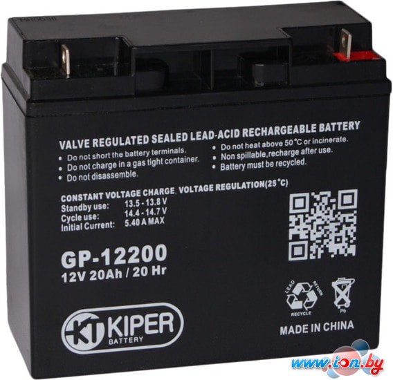 Аккумулятор для ИБП Kiper GP-12200 (12В/20 А·ч) в Бресте