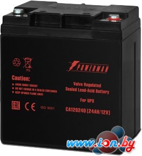 Аккумулятор для ИБП Powerman CA12240/UPS (12В/24 А·ч) в Бресте