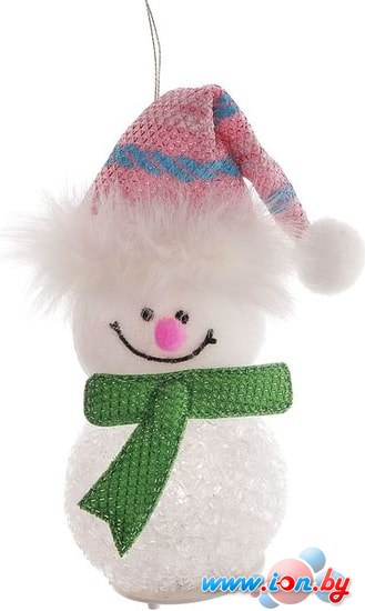 3D-фигура Зимнее волшебство Снеговик в розовом колпаке в Витебске