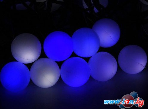 Гирлянда Luazon Метраж Шарики Led-100 (10 м, белый/синий) [1080045] в Могилёве