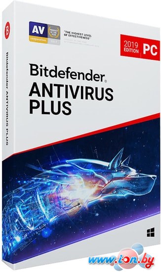 Антивирус Bitdefender Antivirus Plus 2019 Home (10 ПК, 1 год, продление) в Минске