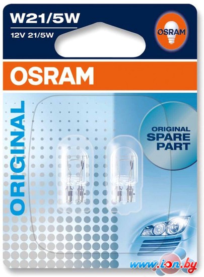 Галогенная лампа Osram W21/5W Original Line 2шт [7515-02B] в Бресте