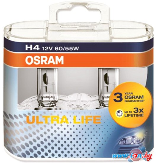 Галогенная лампа Osram H4 Ultra Life 2шт [64193ULT] в Витебске