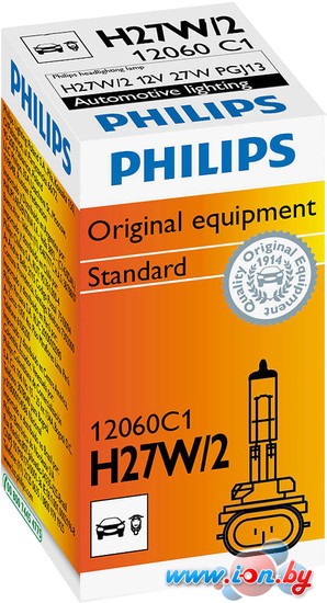 Галогенная лампа Philips H27W/2 Standart 1шт [12060C1] в Витебске